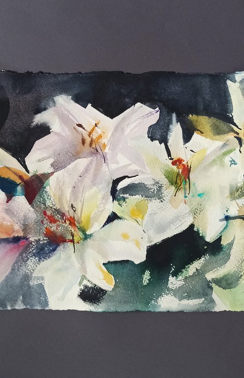 Lily bouquet by Irina Bibik-Chkolian