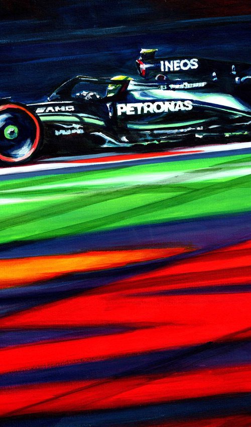 Lewis Hamilton - 2023 Mexican GP Podium - Mercedes F1 W14 by Alex Stutchbury