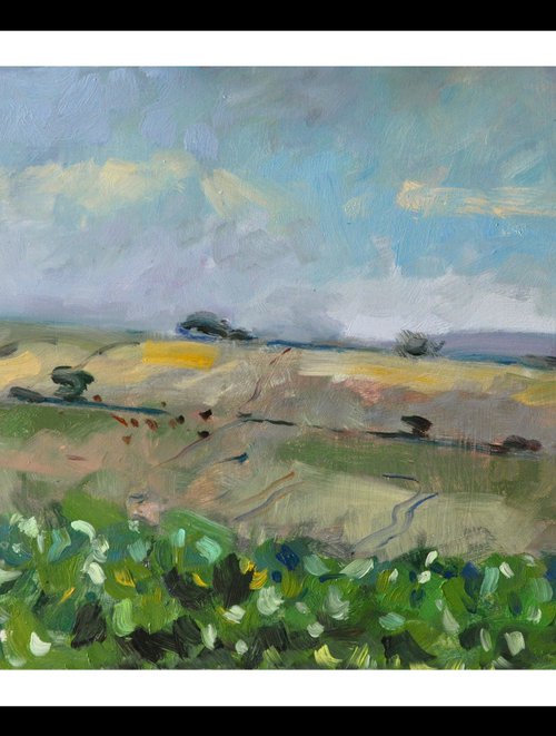 Landscape at Cissbury by Andre Pallat