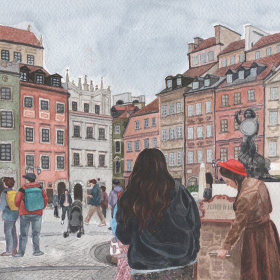 In the Old Town Square - Warsaw