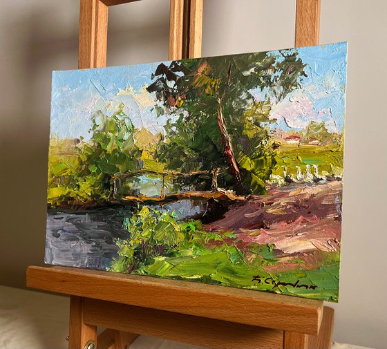 Landscape with Geese