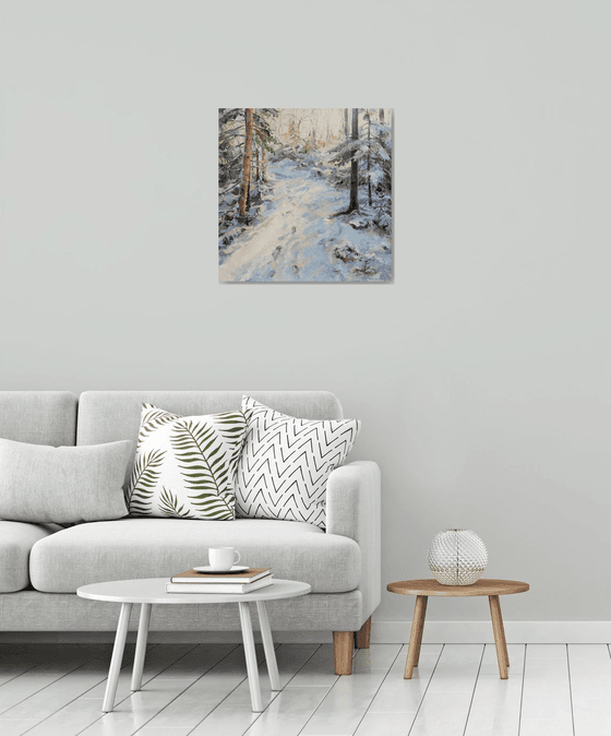 March snow (24x24x2")