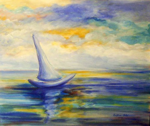 Sailboat by Kristina Valić