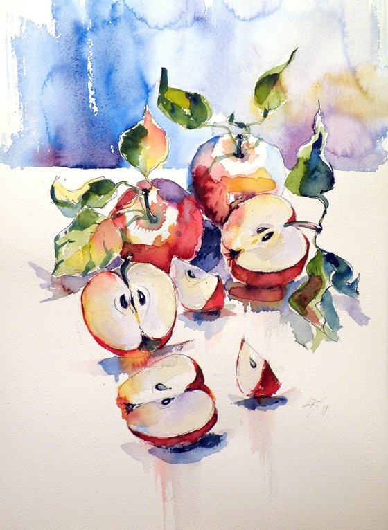 Apples on table II