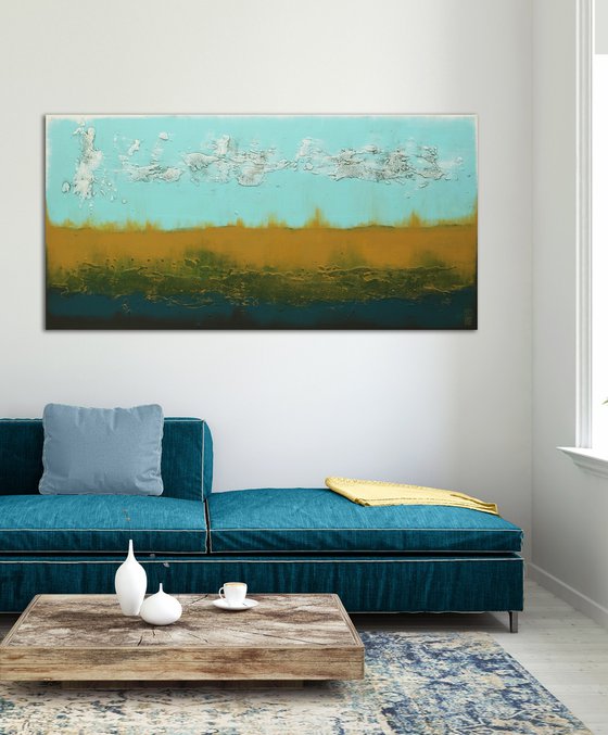 Landscape in Turquoise XL