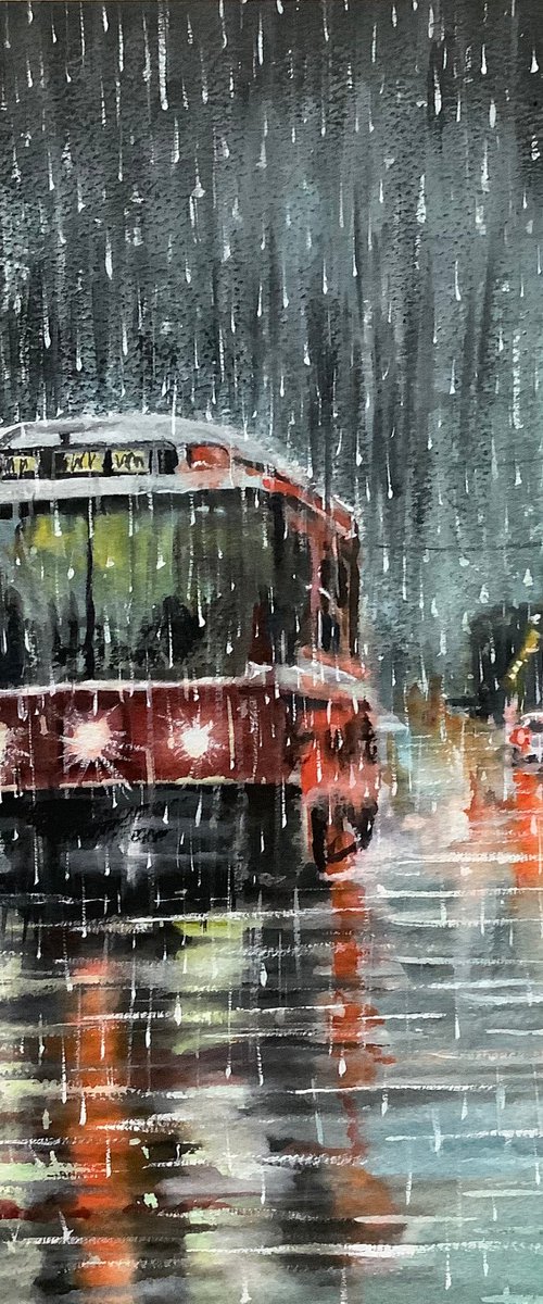 Toronto in the rain by Darren Carey