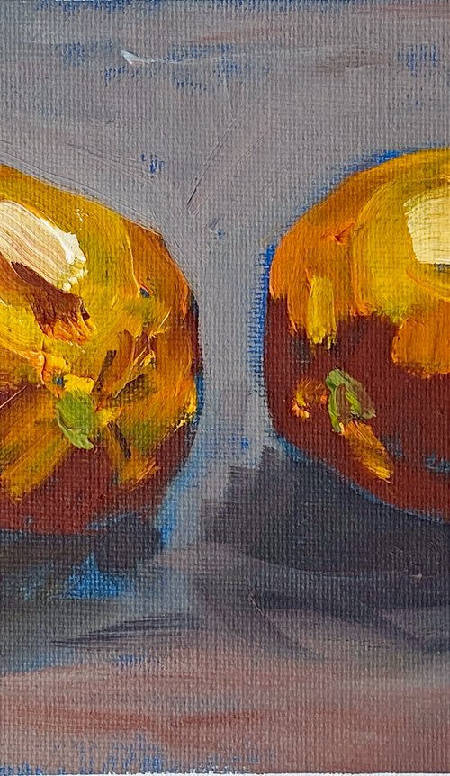 Two Tangerines by Jackie Whall