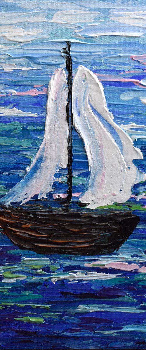 Sailboat by Olga Tkachyk