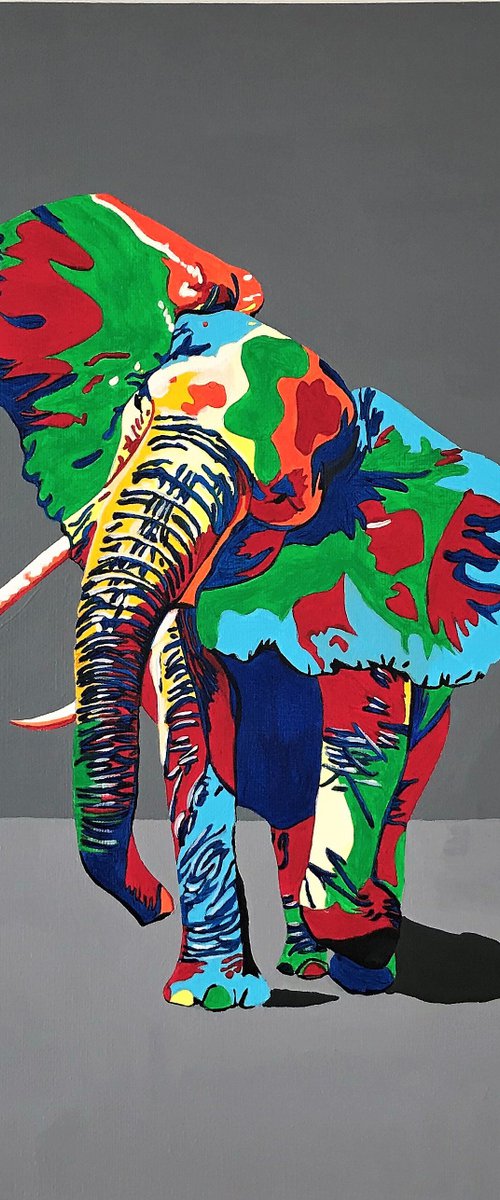 Majestic Elephant #6 by Lucyanne Terni