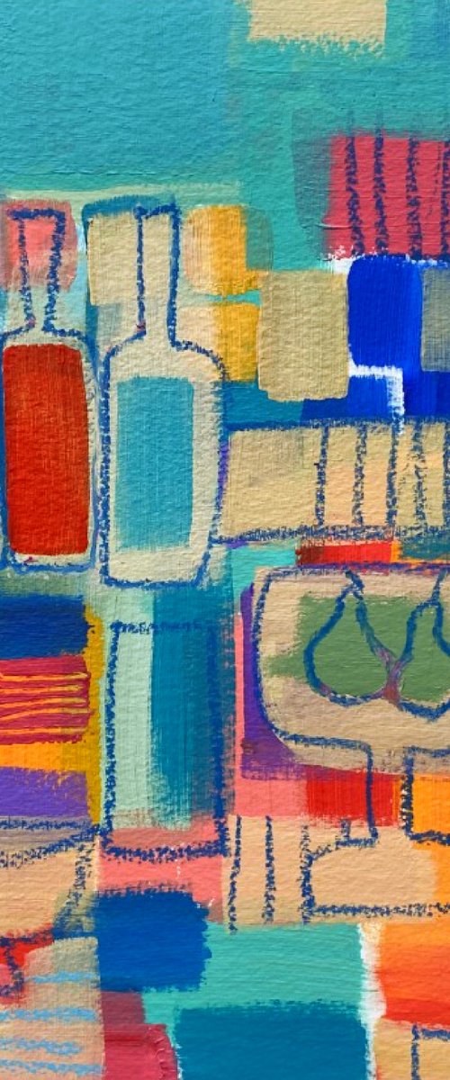 Still Life with Pears and Apples II by Jan Rippingham