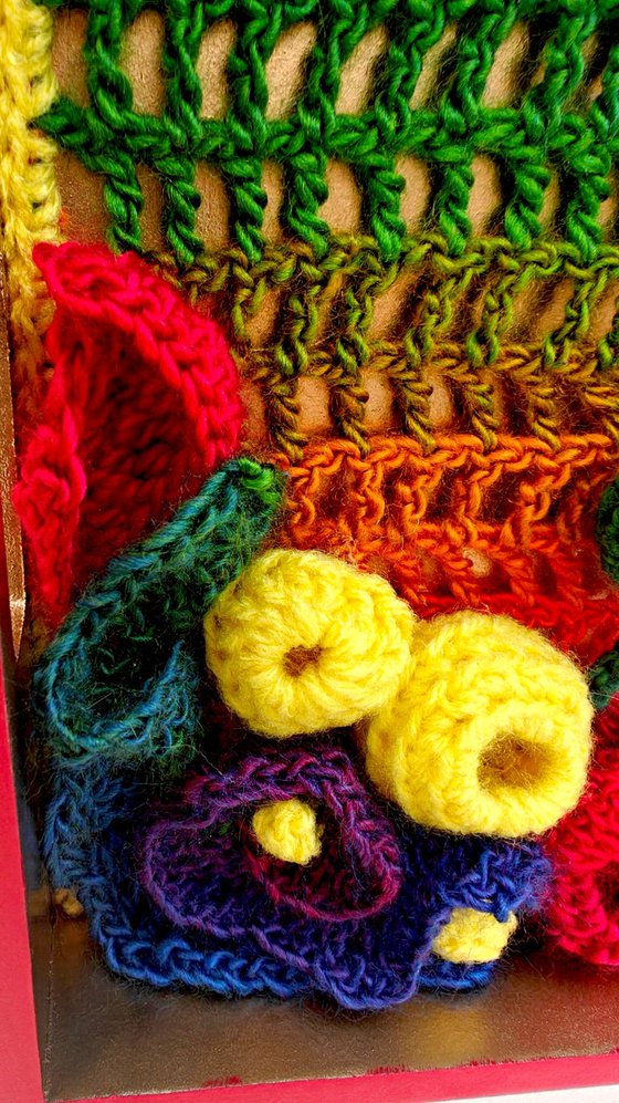 Yarn Flowers 3