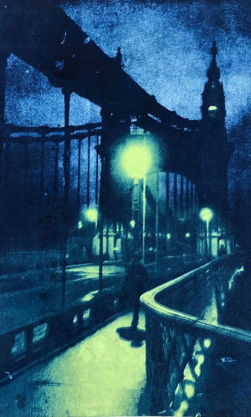 While You Were Sleeping (Hammersmith Bridge) by Diane McLellan