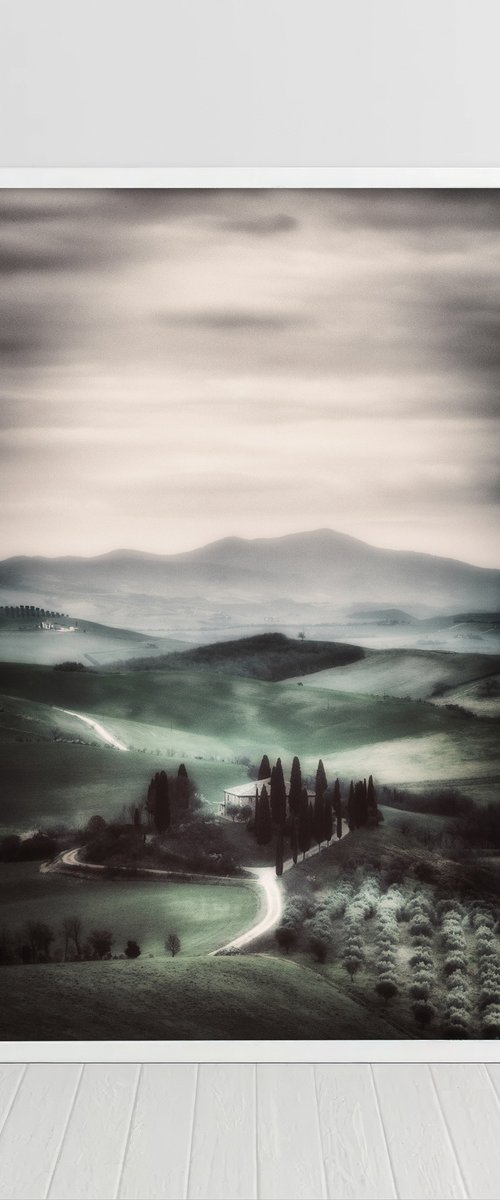 A tuscan homestead at dawn 3 by Karim Carella