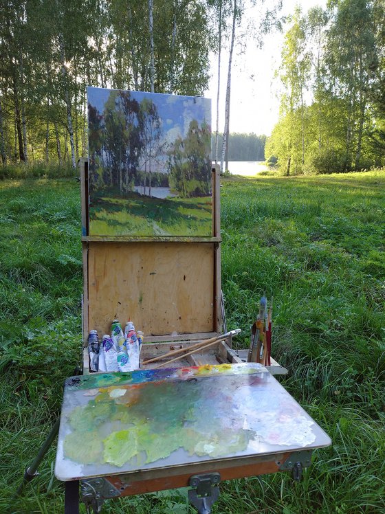 The noise of birches