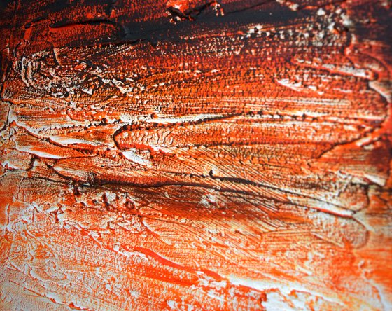 orange artwork abstract