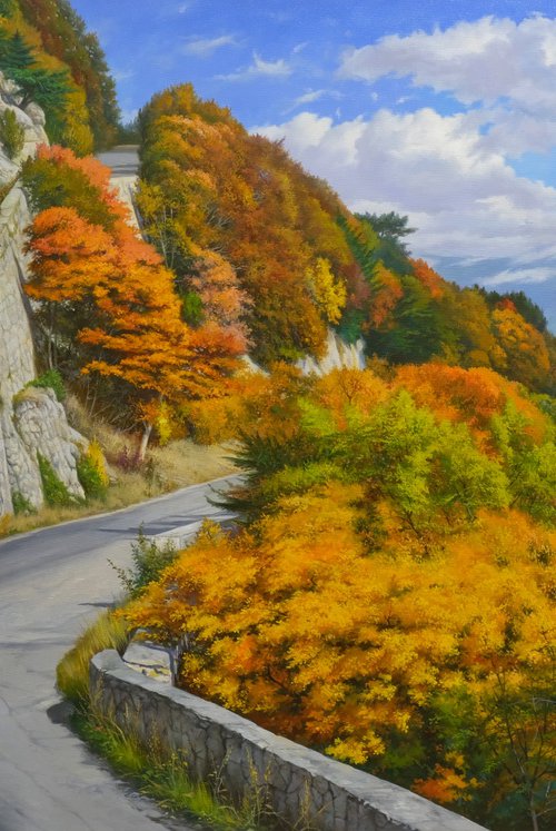 Autumn in the mountains by Eduard Zhaldak