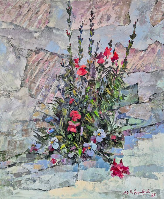 The Flowered Wall