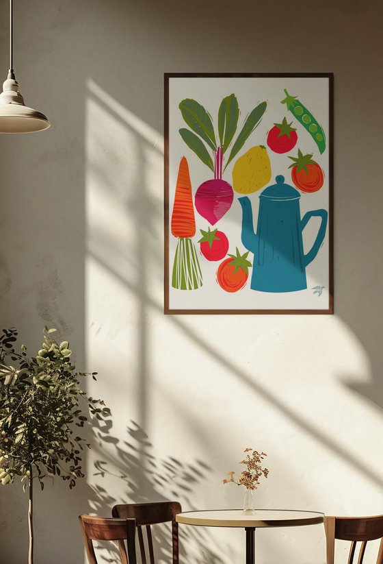 COLOURFUL KITCHEN