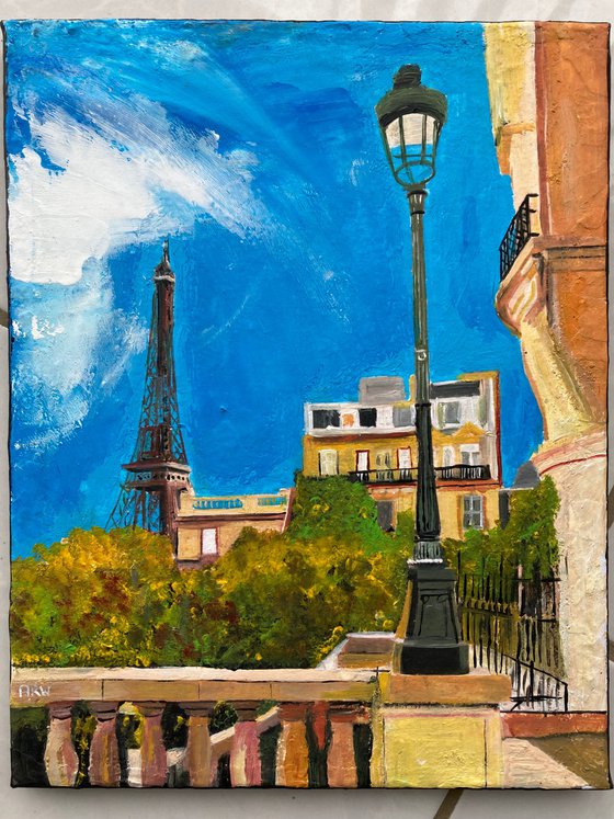 Bright And Sunny Paris In The Afternoon