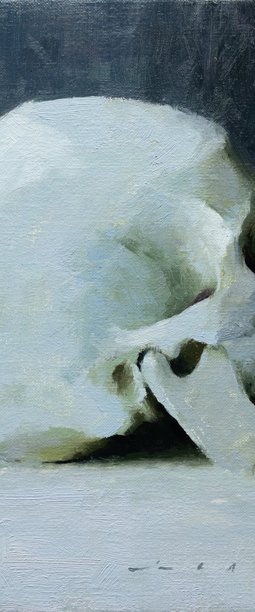 “Skull In The Dark” by ROSTYSLAV MALYSH