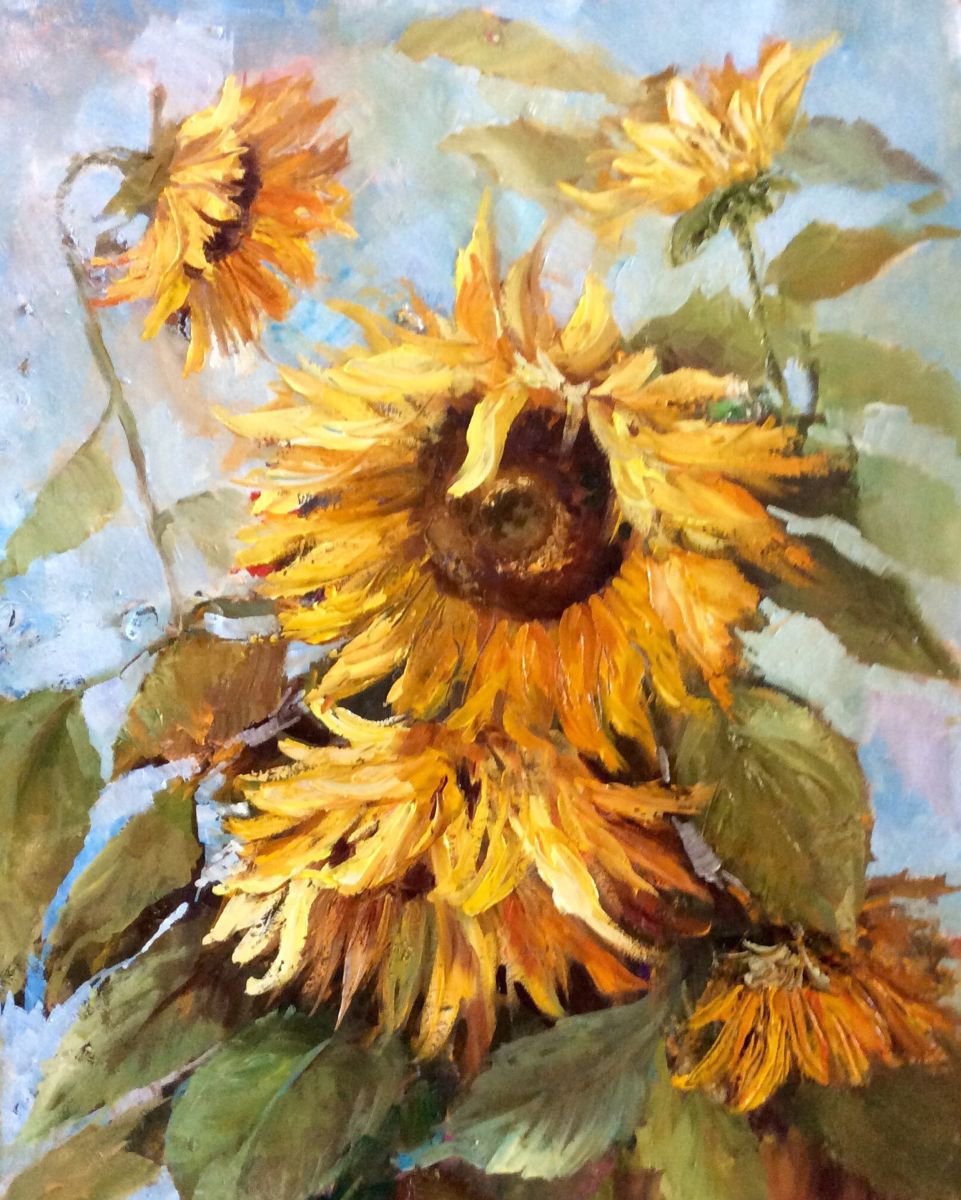 Sunflower by Irina Potselueva