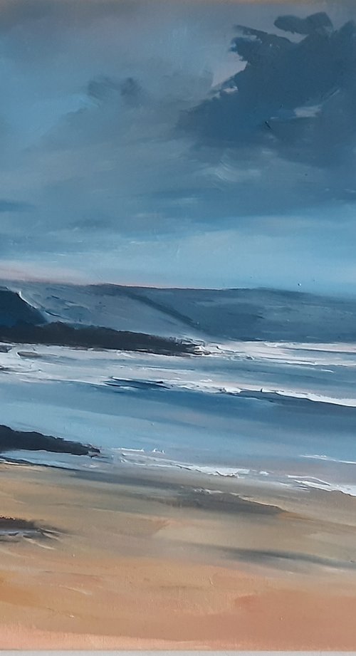 storm clouds over Tregardock by Steve Keenan