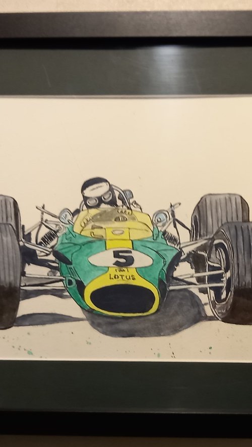 World Champion - Jim Clark 1963 / 1965 by Andy Scott