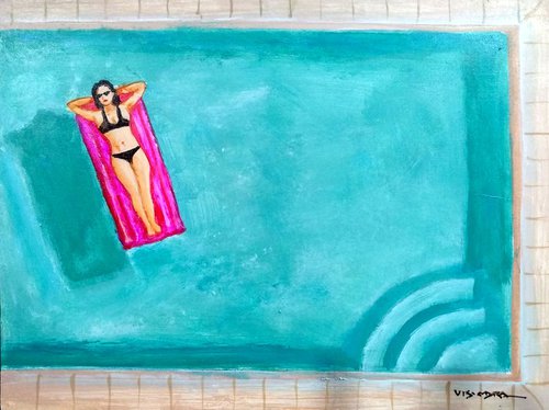 pool girl by Vishalandra Dakur