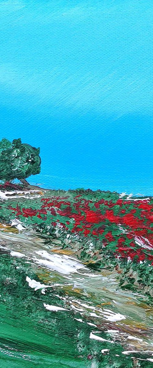 Upon the Ridge ....Modern Art Office Decor Home Landscape by Mel Graham