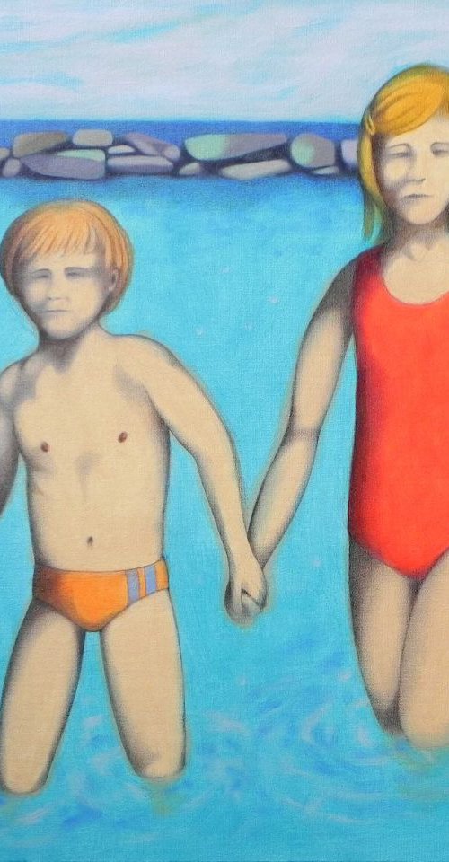 My sister and me by Federico Cortese