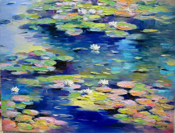 Water lilies.