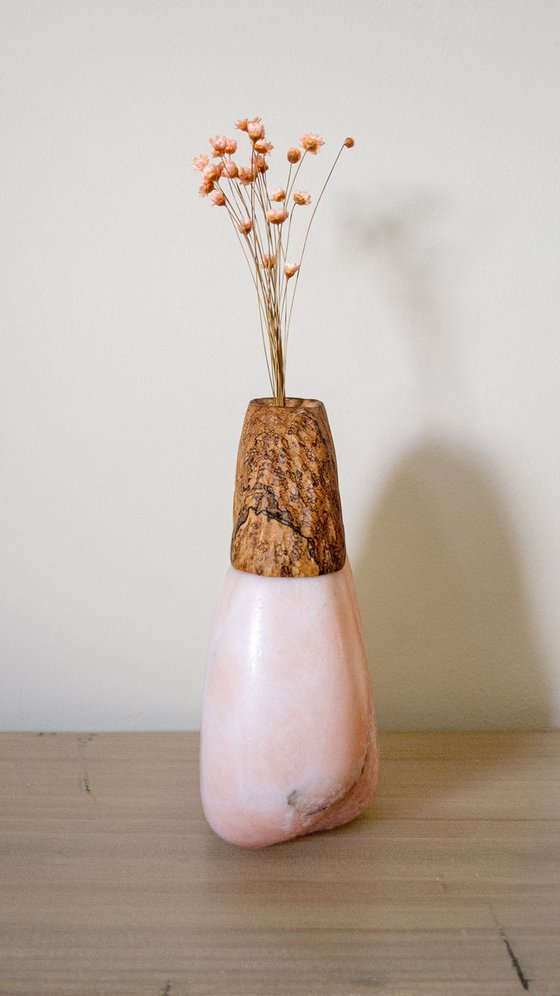Pink Teardrop Vase