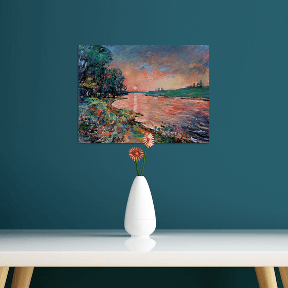 Sunset on the River