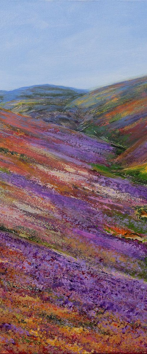 Blossoming ravine, 60*60 by Dmytro Yeromenko