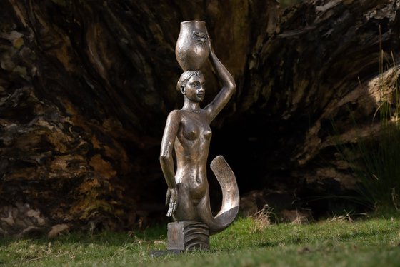 Oregon Mermaid Bronze Resin