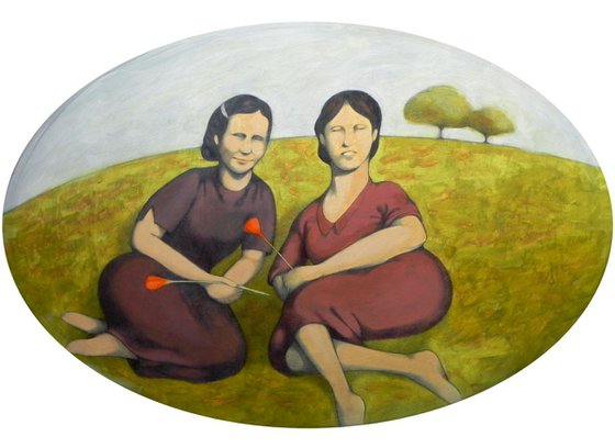 Ida and Erminia in the fields