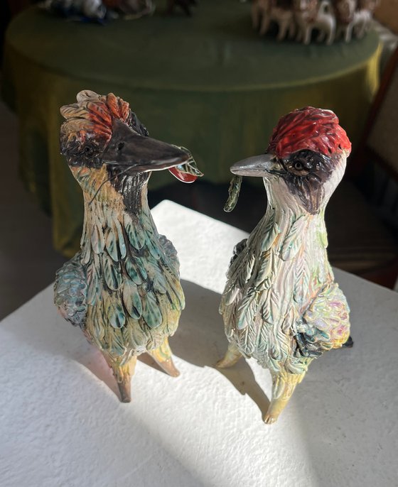 Pair of Woodpeckers