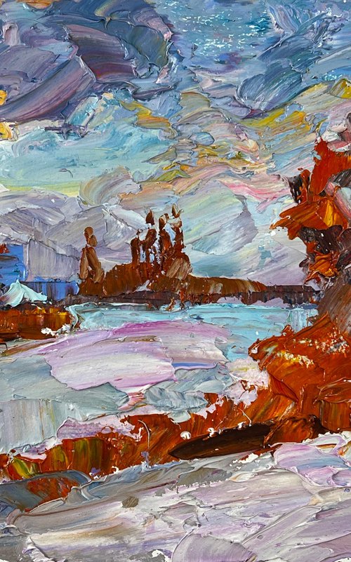 December Over the River by Boris Serdyuk