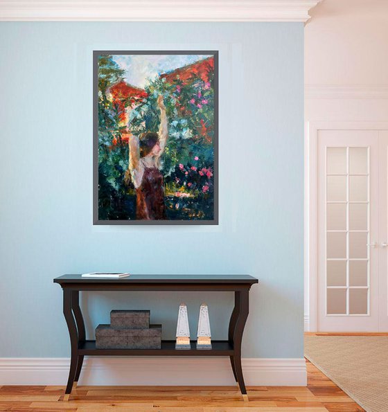 Splashes of color and flowers
