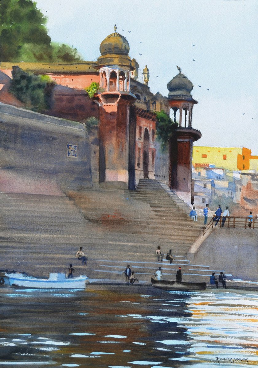 Varanasi Vignette by Ramesh Jhawar