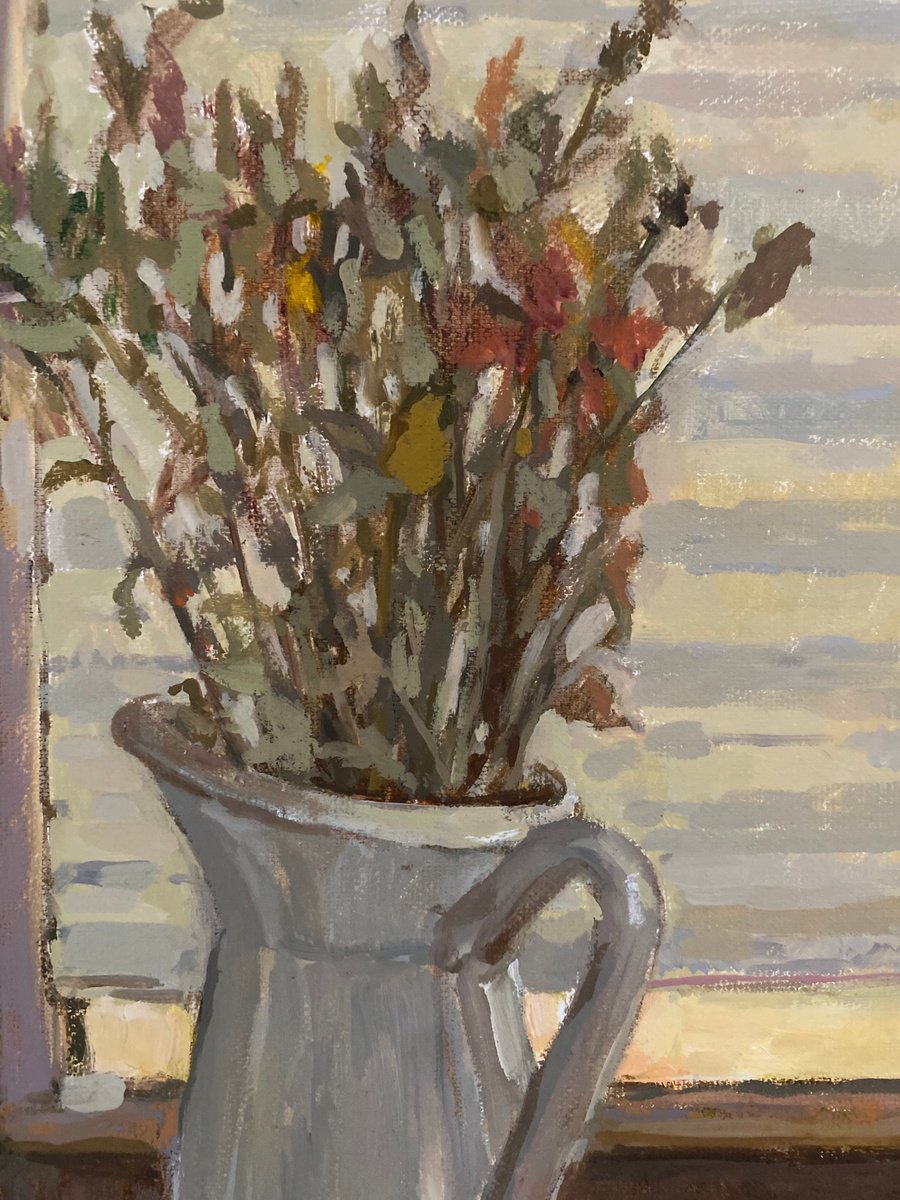 Near The Window By Elena Bulatova, 12 X 16, Artwork For Sale On Artfinder