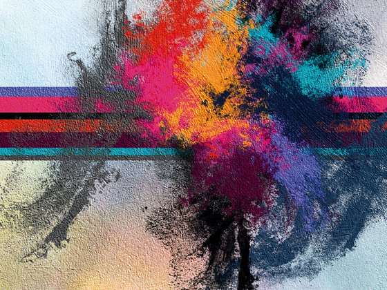 Fiesta holi/XL large original artwork