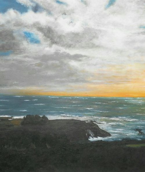 'SUNSET OVER PELICAN BAY' by Paul CARTER