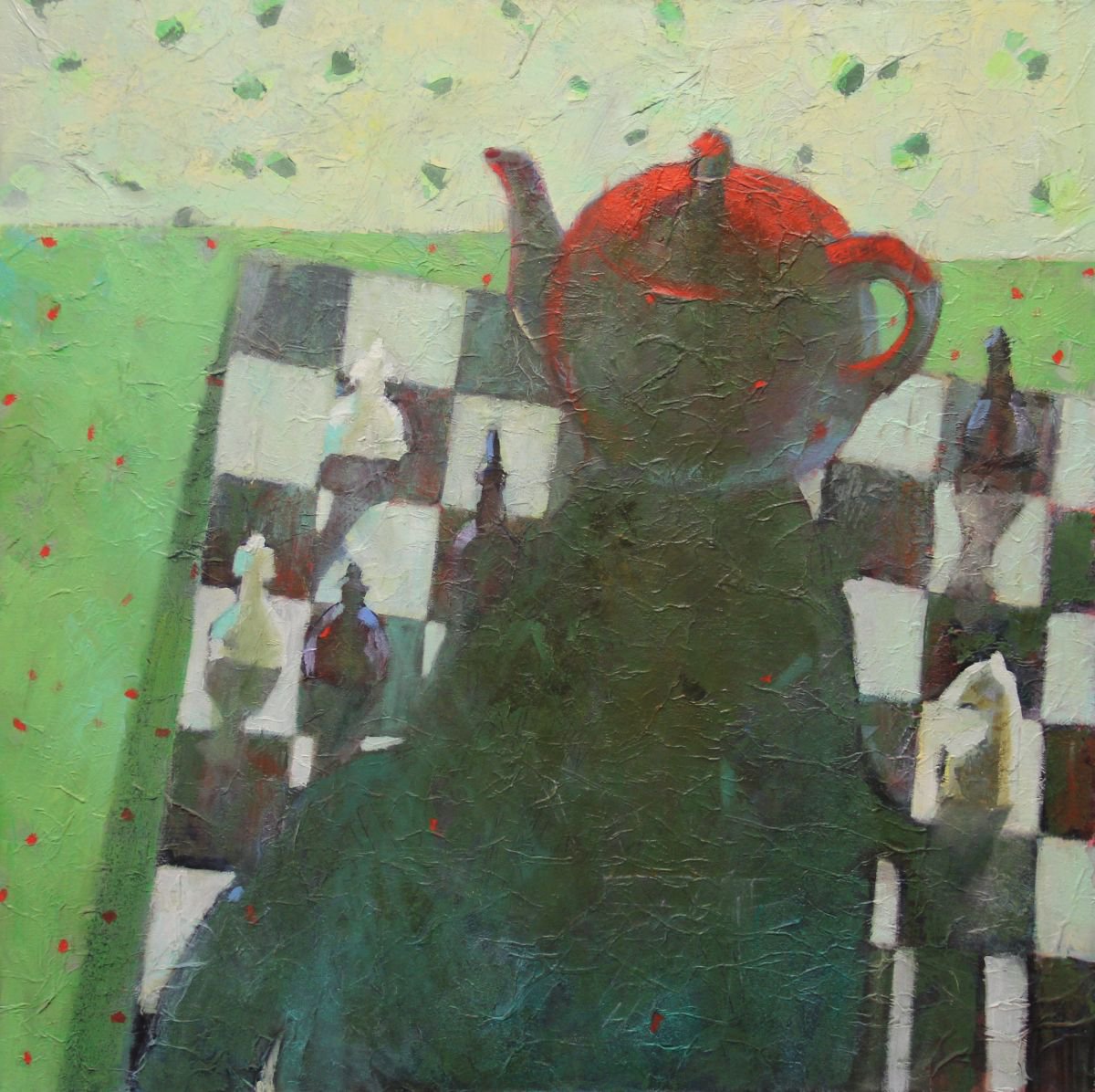 Chess still life by Natalia Leonova