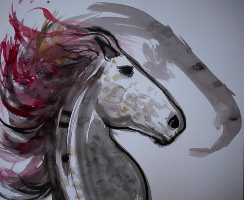 Indian Horse by René Goorman
