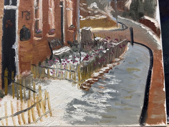 Winter Street in Dalen