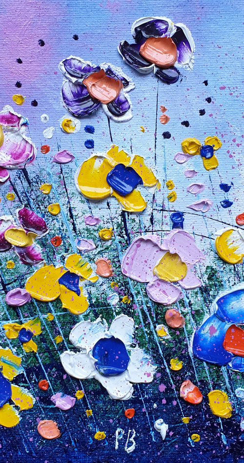 "Wild Meadow Flowers in Love" by Phil Broad