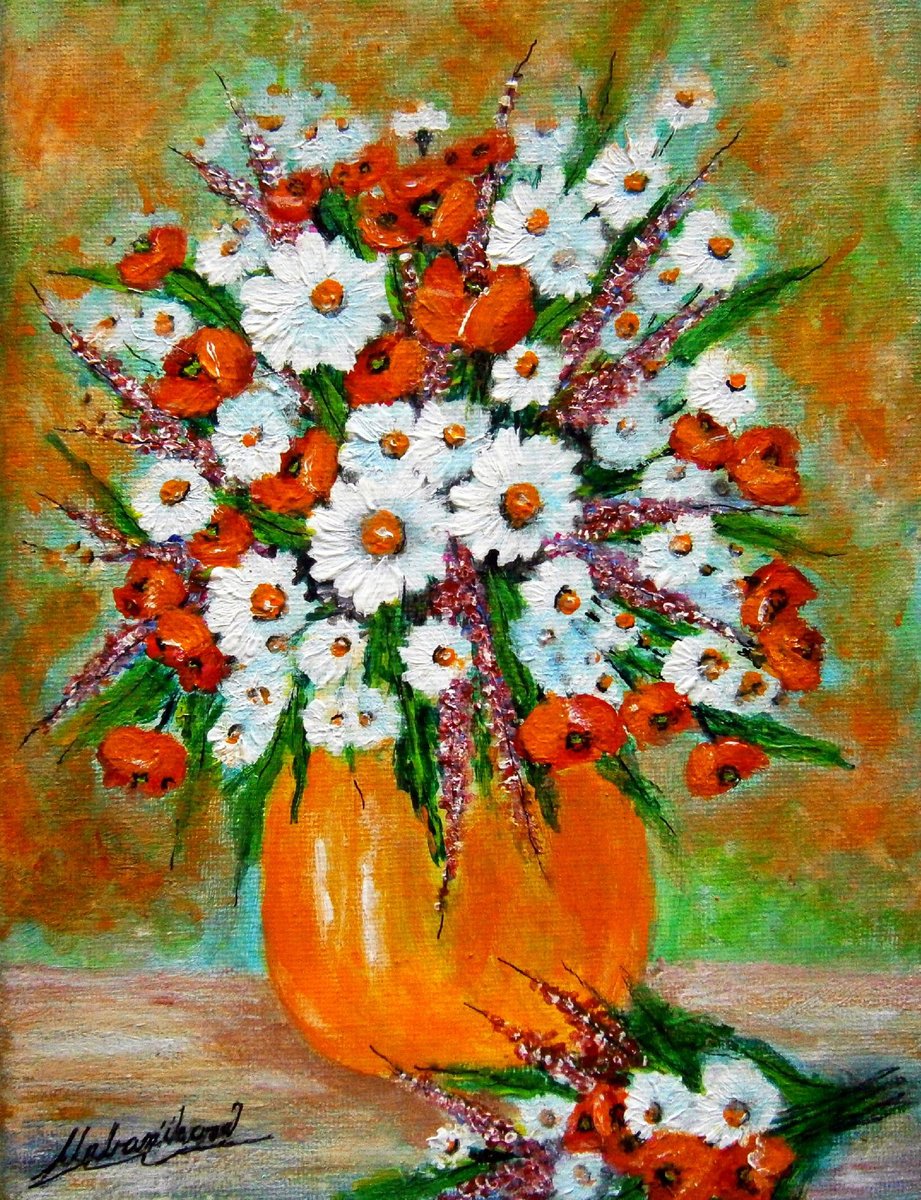Flowers of summer 30.. by Em�lia Urban�kov�