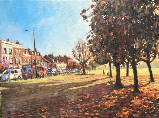 Bellevue Road Autumn, Wandsworth Common London