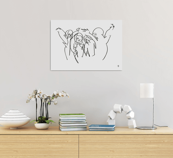 Abstract Family Portrait - Commission